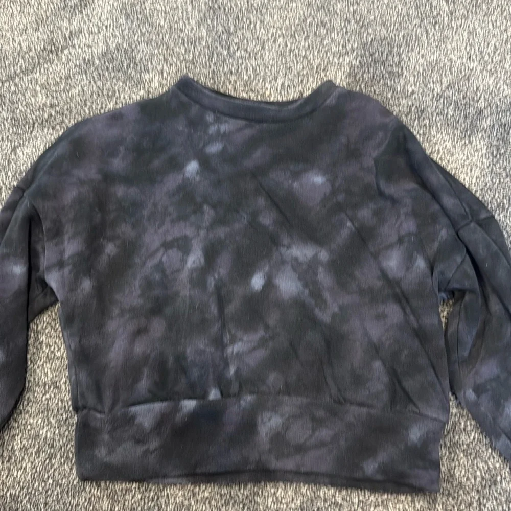 Black tie dye crew neck - Picture 1 of 4
